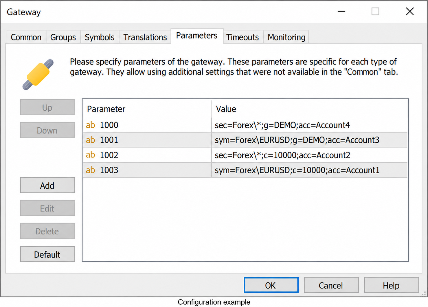 MT5 Gateway with illustrative routing rules