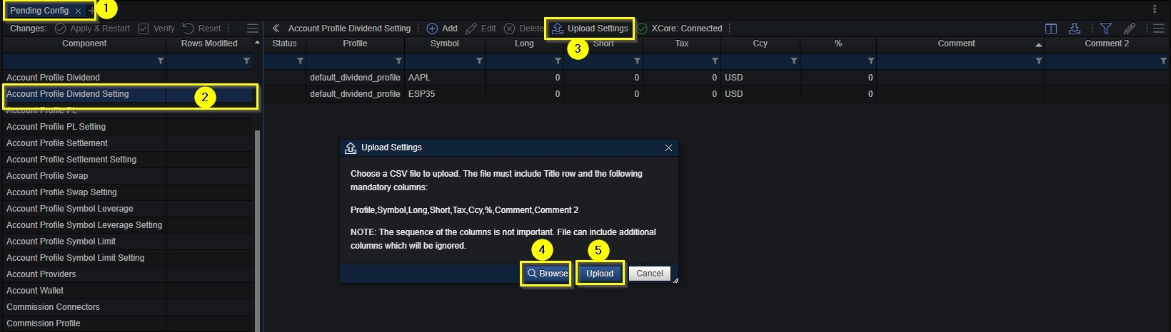 CSV Upload